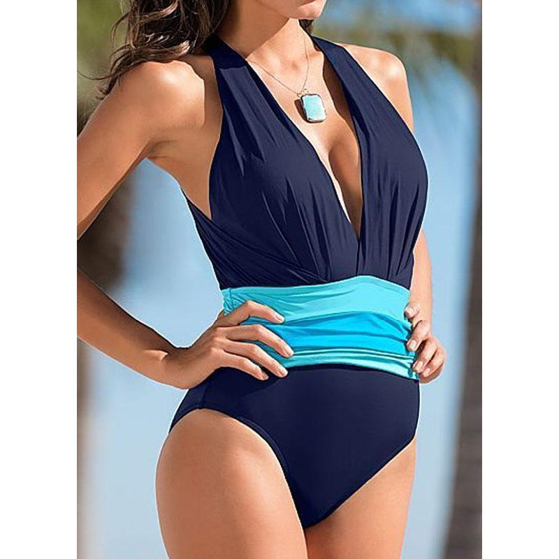 Classic Belted Swimsuit